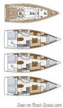 Hanse 415 layout Picture extracted from the commercial documentation © Hanse