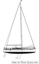 AD Boats Salona 41 sailplan Picture extracted from the commercial documentation © AD Boats