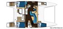 Catana 42 layout Picture extracted from the commercial documentation © Catana