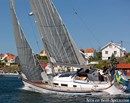 Hallberg-Rassy 412  Image issue de la documentation commerciale © Hallberg-Rassy