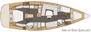 Elan Yachts Impression 45 layout Picture extracted from the commercial documentation © Elan Yachts