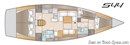 AD Boats Salona 44 layout Picture extracted from the commercial documentation © AD Boats