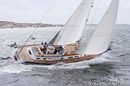 Hallberg-Rassy 43 MkII en navigation Image issue de la documentation commerciale © Hallberg-Rassy