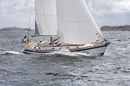 Hallberg-Rassy 43 MkII en navigation Image issue de la documentation commerciale © Hallberg-Rassy