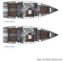 Bavaria Yachts Bavaria Cruiser 45 layout Picture extracted from the commercial documentation © Bavaria Yachts