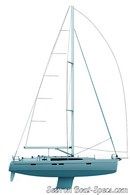 Bavaria Yachts Bavaria Cruiser 46 plan de voilure Image issue de la documentation commerciale © Bavaria Yachts