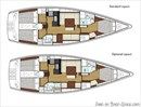 X-Yachts Xc 45 layout Picture extracted from the commercial documentation © X-Yachts