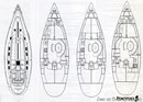 Bénéteau First 45F5 layout Picture extracted from the commercial documentation © Bénéteau