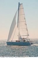 Lagoon 450 F sailing Picture extracted from the commercial documentation © Lagoon