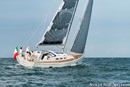 Italia Yachts Italia 13.98 en navigation Image issue de la documentation commerciale © Italia Yachts