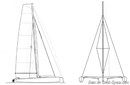 Torpen International Boats Multi 23 sailplan Picture extracted from the commercial documentation © Torpen International Boats