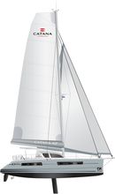 Catana 47 sailplan Picture extracted from the commercial documentation © Catana