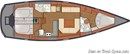 Delphia Yachts Delphia 47 layout Picture extracted from the commercial documentation © Delphia Yachts