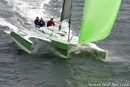 Quorning Boats Dragonfly 28 en navigation Image issue de la documentation commerciale © Quorning Boats