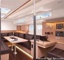Hanse 505 interior and accommodations Picture extracted from the commercial documentation © Hanse