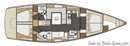 Elan Yachts Impression 50 plan Image issue de la documentation commerciale © Elan Yachts