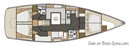 Elan Yachts Impression 50 layout Picture extracted from the commercial documentation © Elan Yachts