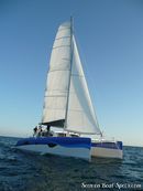Outremer Yachting Outremer 49 en navigation Image issue de la documentation commerciale © Outremer Yachting