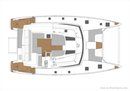 Fountaine Pajot Saba 50 layout Picture extracted from the commercial documentation © Fountaine Pajot