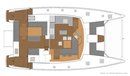 Fountaine Pajot Saba 50 layout Picture extracted from the commercial documentation © Fountaine Pajot
