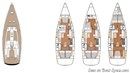 Hanse 545 layout Picture extracted from the commercial documentation © Hanse