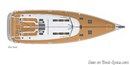 Bavaria Yachts Bavaria Cruiser 55 layout Picture extracted from the commercial documentation © Bavaria Yachts