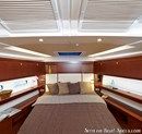 Hanse 575 interior and accommodations Picture extracted from the commercial documentation © Hanse