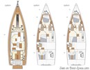 Moody 54 DS layout Picture extracted from the commercial documentation © Moody