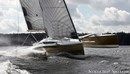 Quorning Boats Dragonfly 32  Image issue de la documentation commerciale © Quorning Boats
