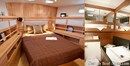 Hanse 630e interior and accommodations Picture extracted from the commercial documentation © Hanse