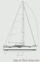 Bavaria Yachts Vision 46 sailplan Picture extracted from the commercial documentation © Bavaria Yachts