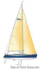 X-Yachts IMX 45 plan de voilure Image issue de la documentation commerciale © X-Yachts