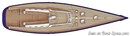 X-Yachts IMX 70 layout Picture extracted from the commercial documentation © X-Yachts