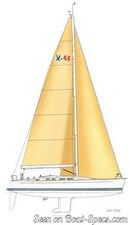 X-Yachts X-43 sailplan Picture extracted from the commercial documentation © X-Yachts