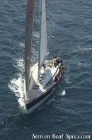 X-Yachts X-562 sailing Picture extracted from the commercial documentation © X-Yachts