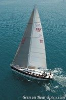 X-Yachts X-562 sailing Picture extracted from the commercial documentation © X-Yachts