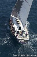 X-Yachts X-562 sailing Picture extracted from the commercial documentation © X-Yachts