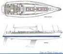 X-Yachts X-612 layout Picture extracted from the commercial documentation © X-Yachts