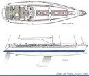 X-Yachts X-612 plan Image issue de la documentation commerciale © X-Yachts