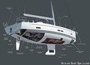 X-Yachts Xc 50 plan Image issue de la documentation commerciale © X-Yachts