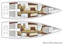 X-Yachts Xp 50 plan Image issue de la documentation commerciale © X-Yachts