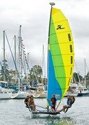 Hobie Cat Getaway en navigation Image issue de la documentation commerciale © Hobie Cat