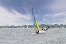 Hobie Cat T2 sailing Picture extracted from the commercial documentation © Hobie Cat