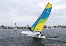 Hobie Cat T2 sailing Picture extracted from the commercial documentation © Hobie Cat