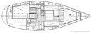 Hallberg-Rassy 34 plan Image issue de la documentation commerciale © Hallberg-Rassy