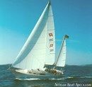 Hallberg-Rassy 35 Rasmus en navigation Image issue de la documentation commerciale © Hallberg-Rassy