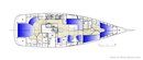 Hallberg-Rassy 44 plan Image issue de la documentation commerciale © Hallberg-Rassy