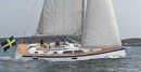 Hallberg-Rassy 44 en navigation Image issue de la documentation commerciale © Hallberg-Rassy