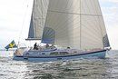 Hallberg-Rassy 44 en navigation Image issue de la documentation commerciale © Hallberg-Rassy