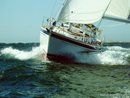 Hallberg-Rassy 42F MkI sailing Picture extracted from the commercial documentation © Hallberg-Rassy